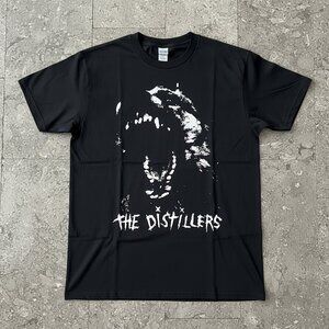 The Distillers Punk Rock Graphic T-Shirt – Grunge Wolf Print Black Band Tee